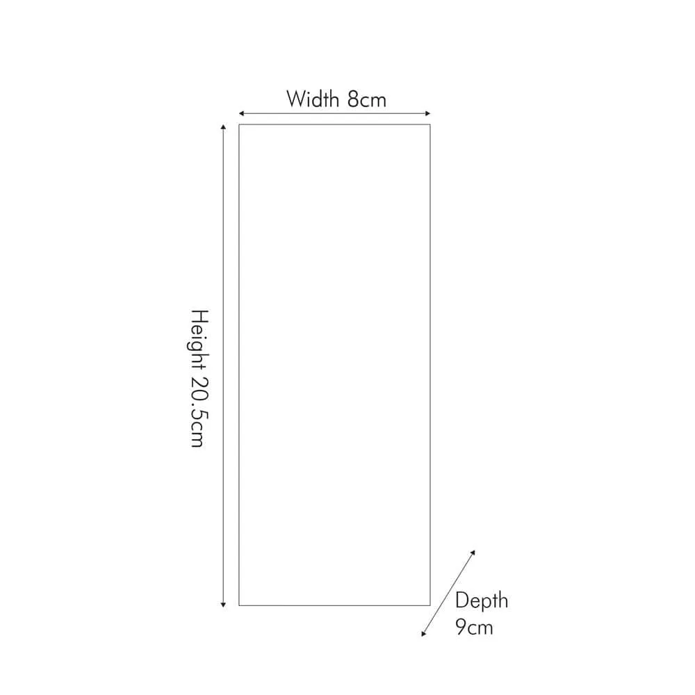 Acer Dark Grey Metal Square Outdoor Dual Wall Light