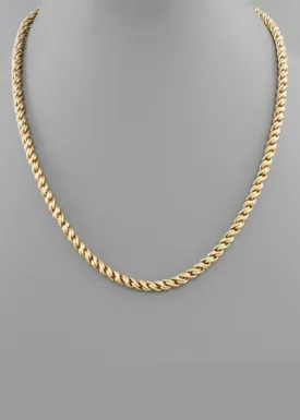 Alexis Gold Chain Link Necklace