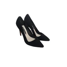 Alice & Olivia Black Suede Pointed Pumps | Like New |