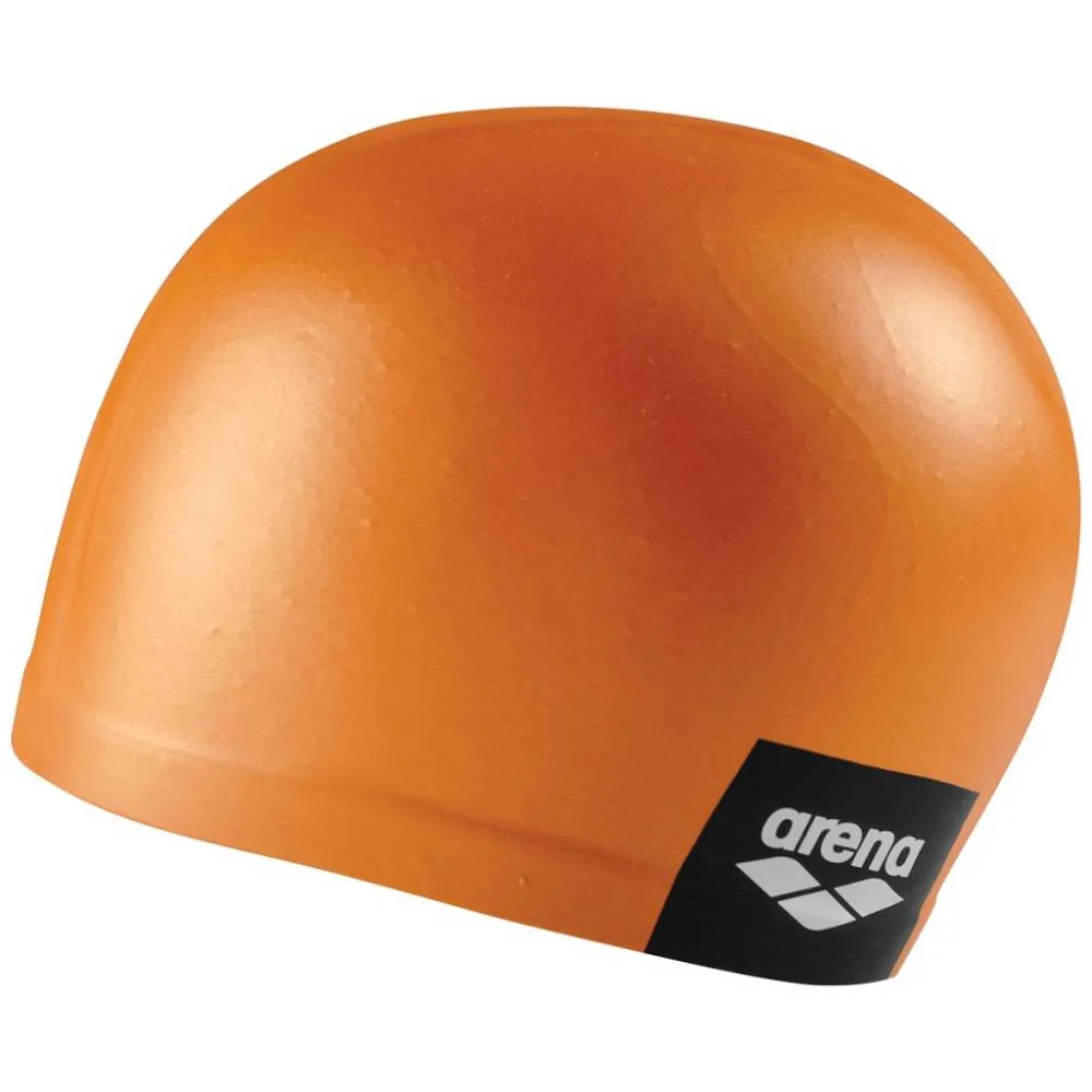 ARENA Adult Logo Moulded Swimming Cap (Pinkish Orange)