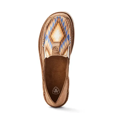 Ariat Women's Cruiser Metallic Bronze/Blanket Print Shoes 10044528