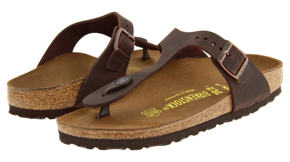 Birkenstock Gizeh Habana Oiled Leather