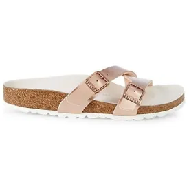 Birkenstock Yao Womens Metallic Copper Sandals