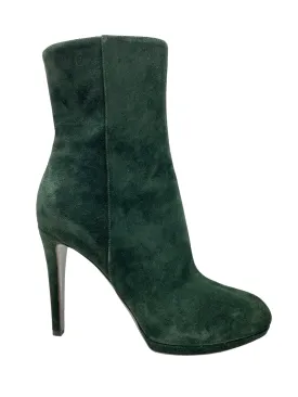 Boots Ankle Heels By Sergio Rossi In Green, Size: 8.5