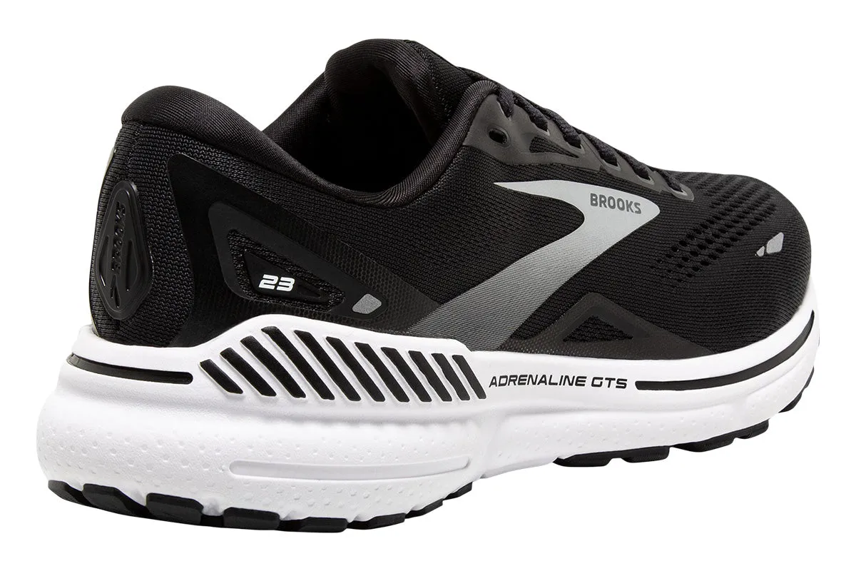 Brooks Adrenaline GTS 23 2E Black/White Mens