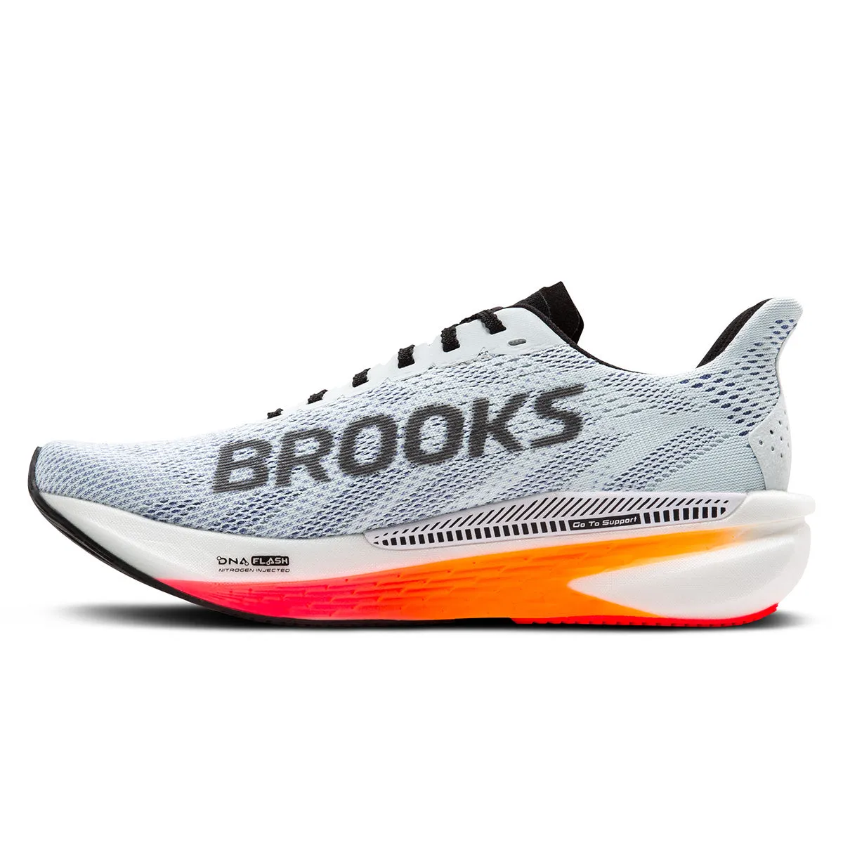 Brooks Hyperion GTS 2 Mens Running Shoes in Illusion/Coral/Black Color