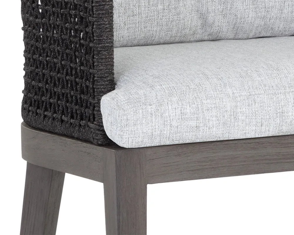 Capri Counter Stool - Smoke Grey