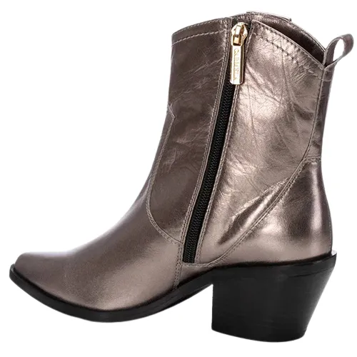 Carmela Ladies Ankle Boots - 161776 - Pewter