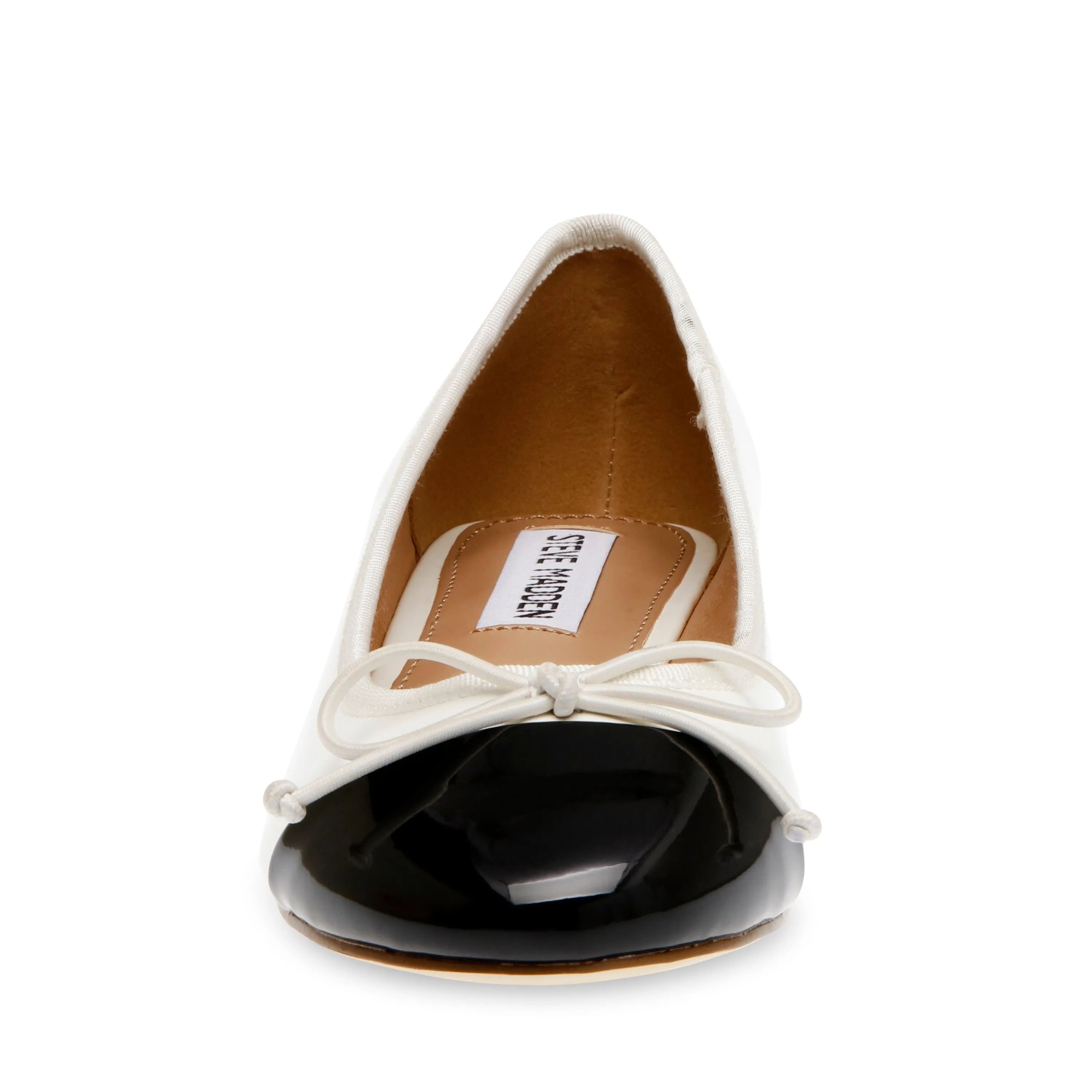 Cherish-C Ballerina COCONUT MILK/BLACK PATENT