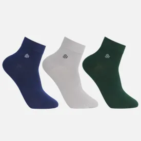 Classic Bamboo Ankle Socks | Assorted - Pack of 3