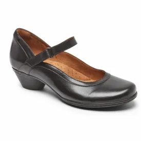 Cobb Hill LAUREL MARY JANE BLACK LEATHER