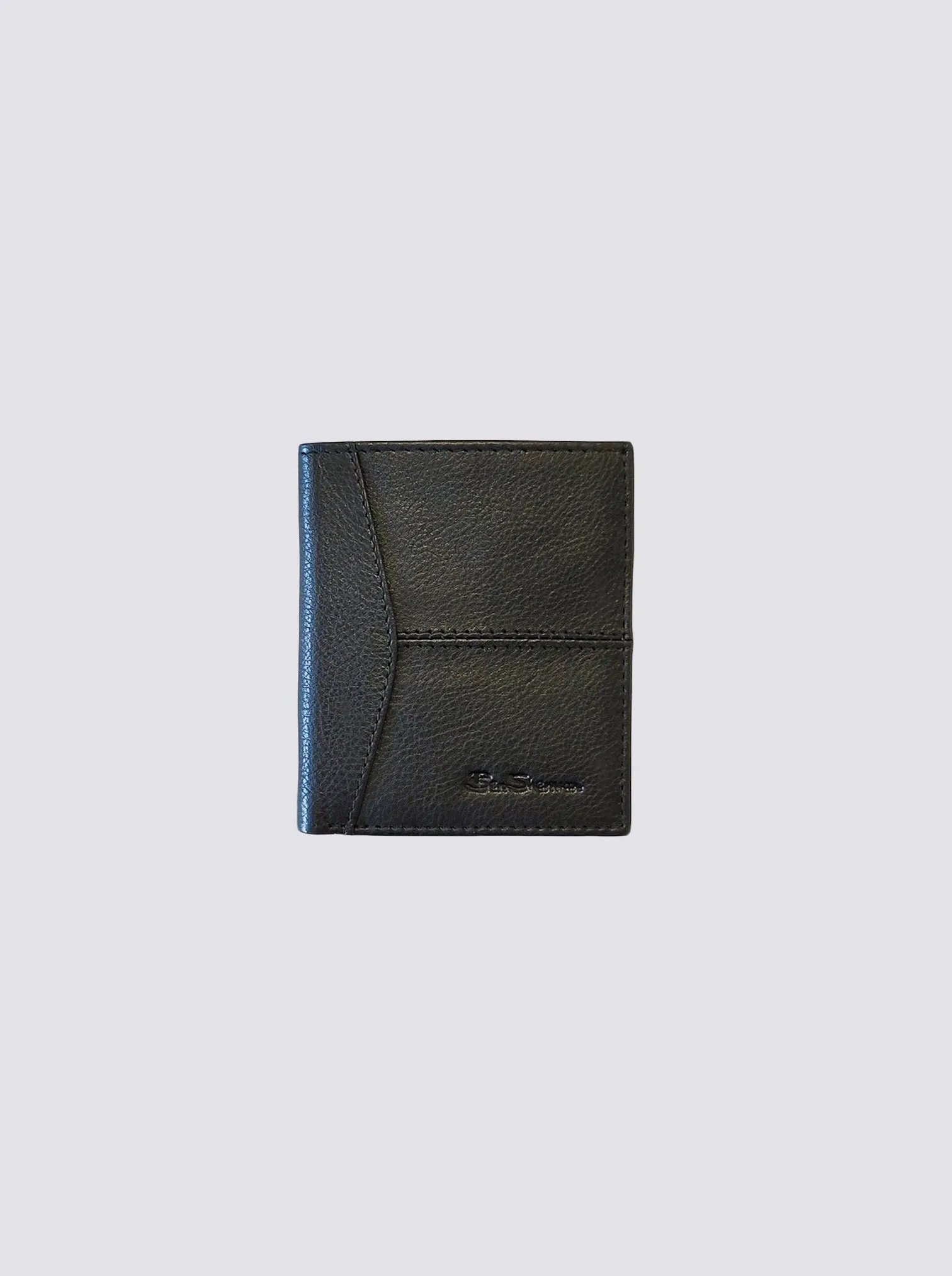 Coles Leather Micro Wallet - Black