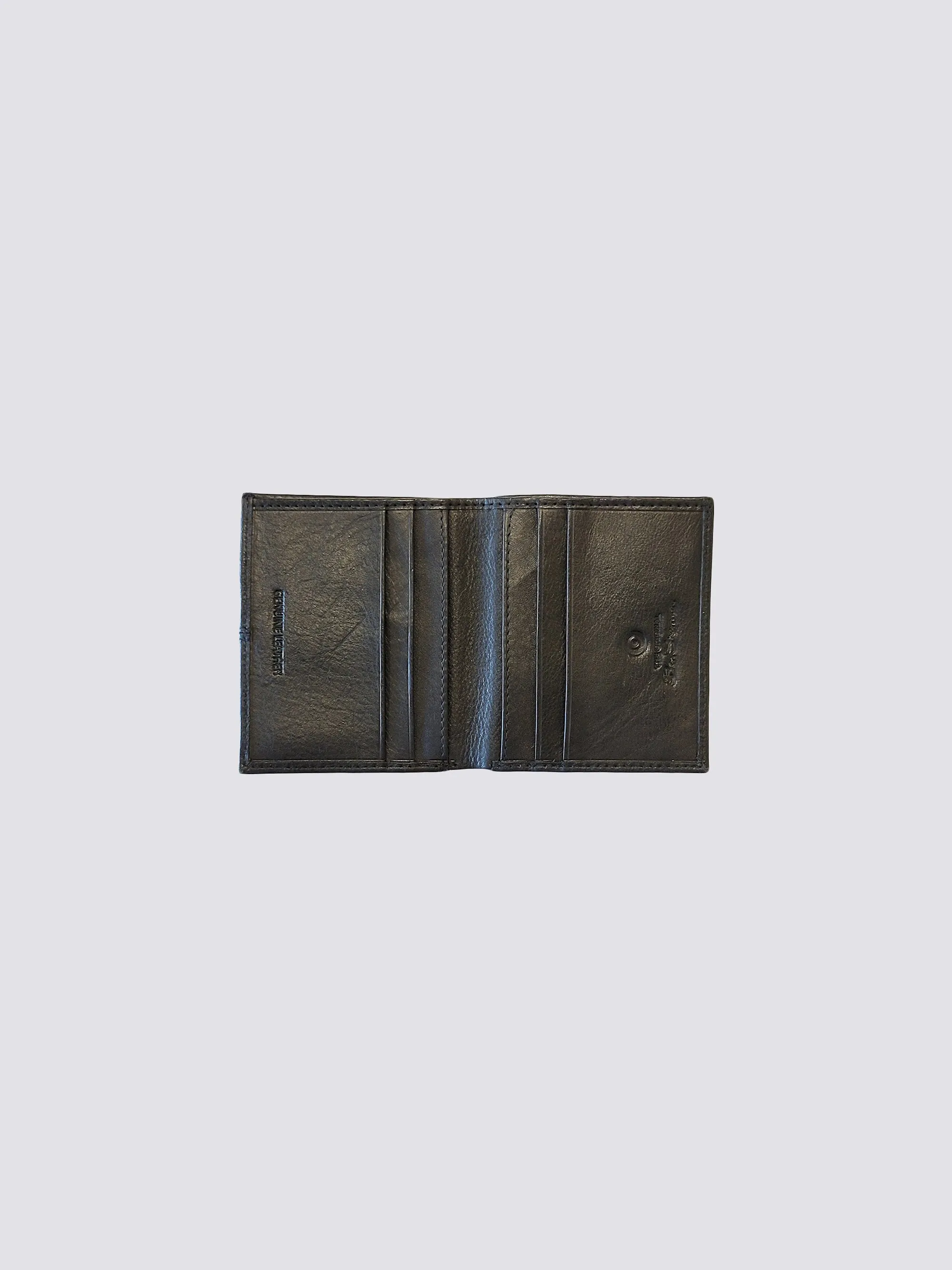 Coles Leather Micro Wallet - Black