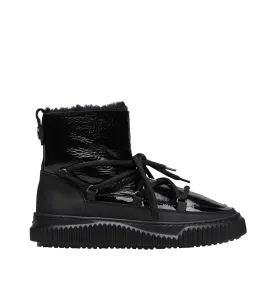 Cortina Black Sheepskin Moon Boots