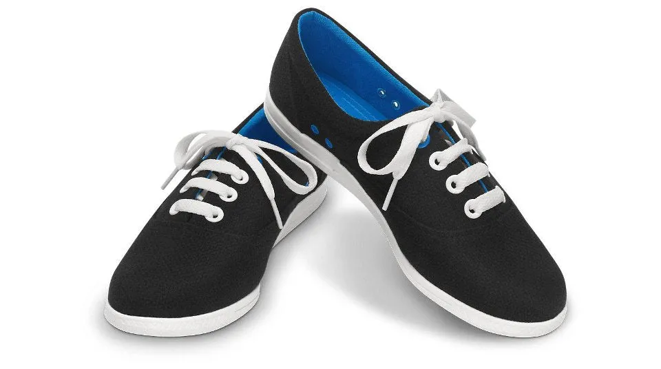 Crocs LoPro Long Vamp Plim Sneaker Black White