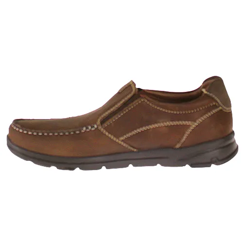 Dubarry Mens Slip On Shoes - Boston - Bourbon