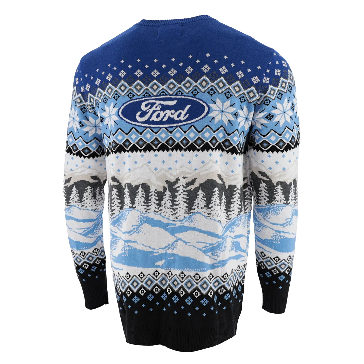 Ford Logo Dashing Through the Snow Holiday Sweater