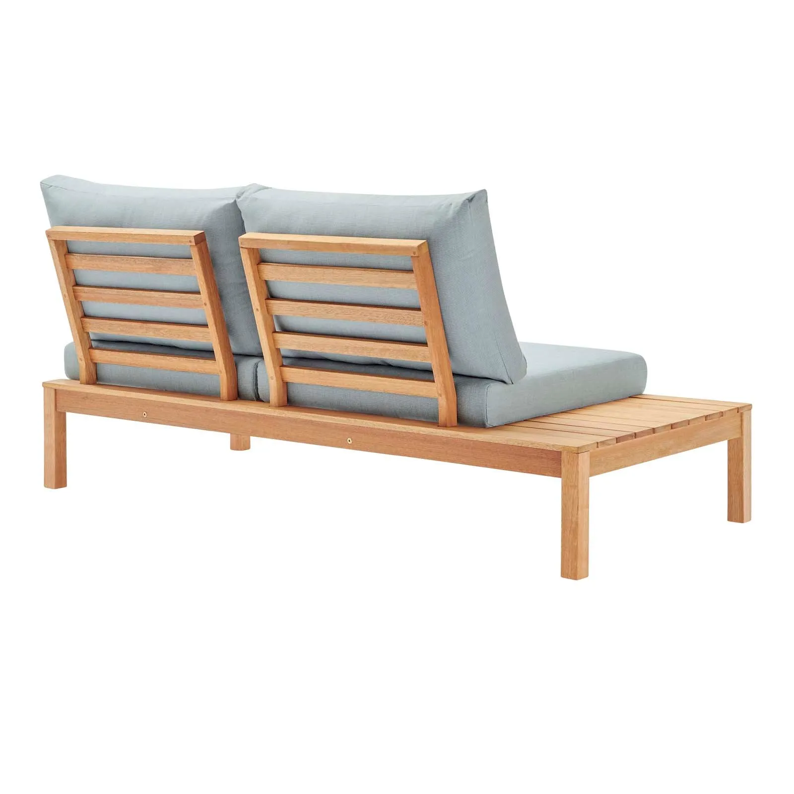 Freeport 3 Piece Outdoor Patio Karri Wood Sectional