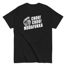 Funny Car Enthusiast T-Shirt For Men, Choo Choo Mudafukka JDM Tee, Diesel Truck Shirt