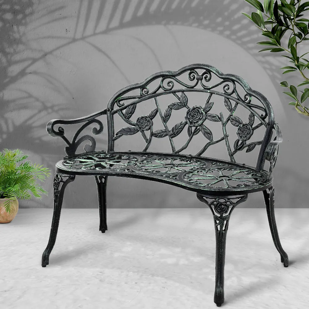 Gardeon Victorian Garden Bench - Green