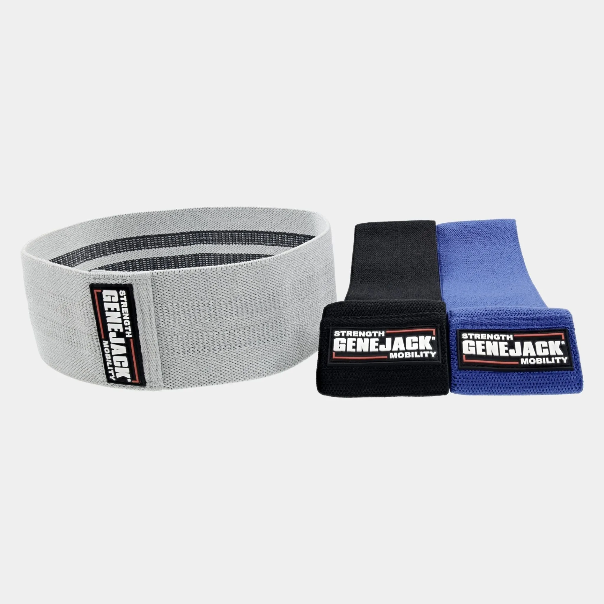 Glutes Activation Bands - Set of 3 Grey,Blue,Black