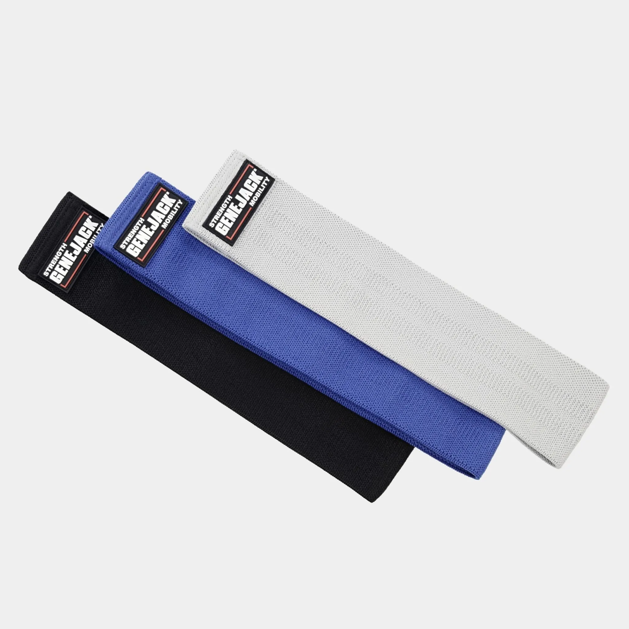 Glutes Activation Bands - Set of 3 Grey,Blue,Black