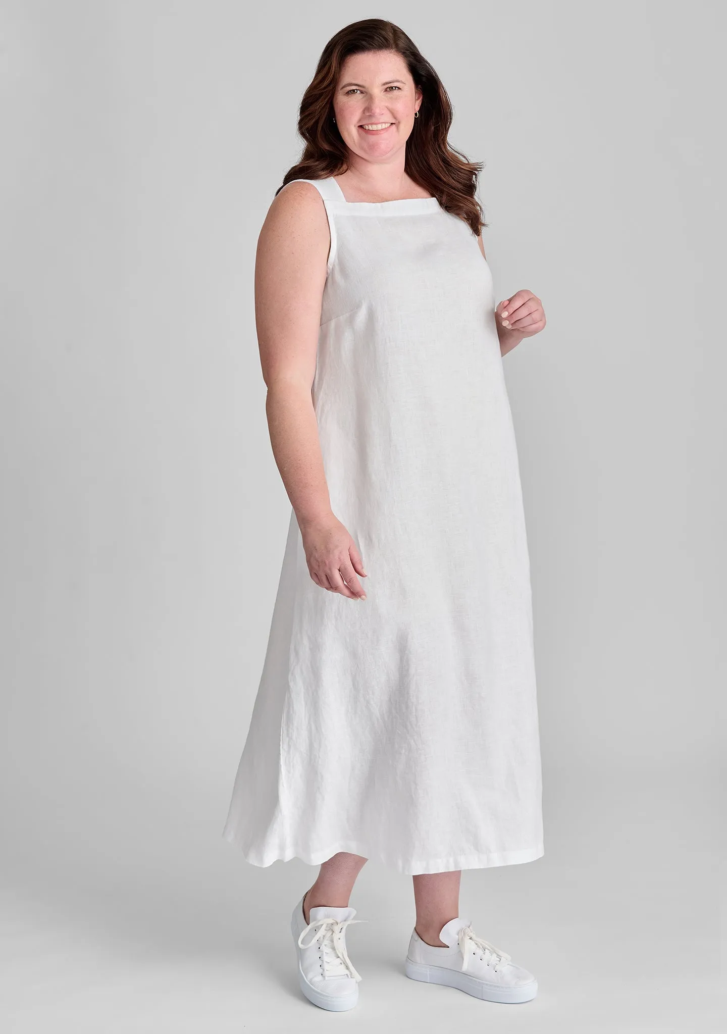 Harlow Dress - Linen Maxi Dress