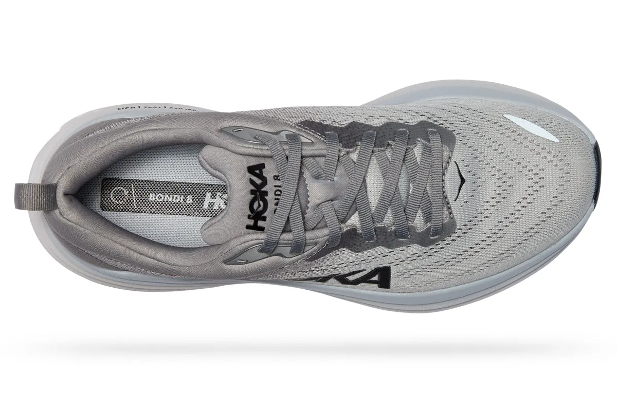 Hoka Bondi 8 4E Sharkskin/Harbor Mist Mens