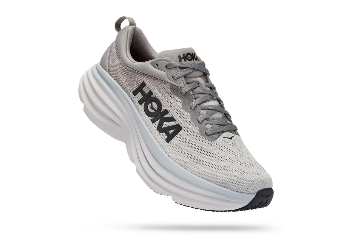 Hoka Bondi 8 4E Sharkskin/Harbor Mist Mens