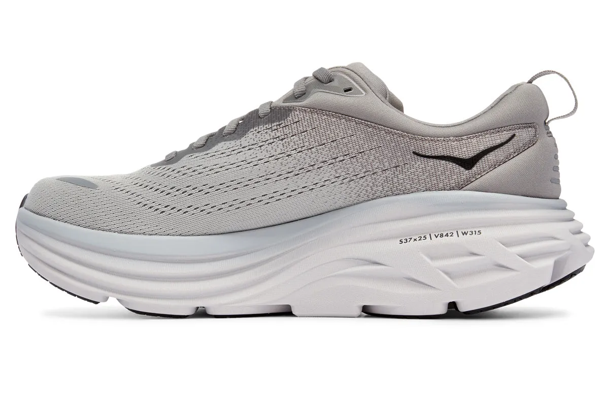 Hoka Bondi 8 4E Sharkskin/Harbor Mist Mens