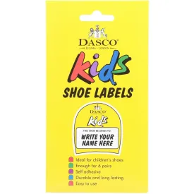 Kids Shoe Labels Display Box 24 Pack