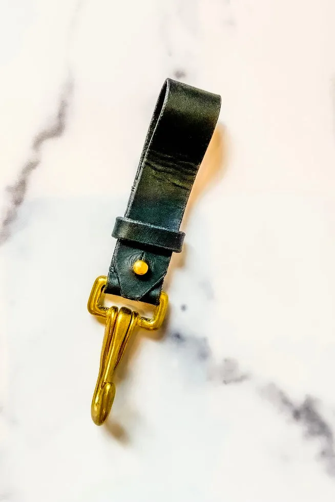 Leather Key Clip