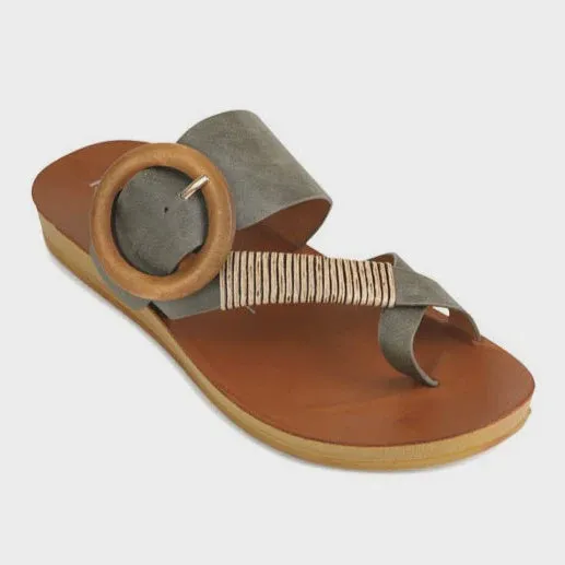 Los Cabos Dama Khaki Slide