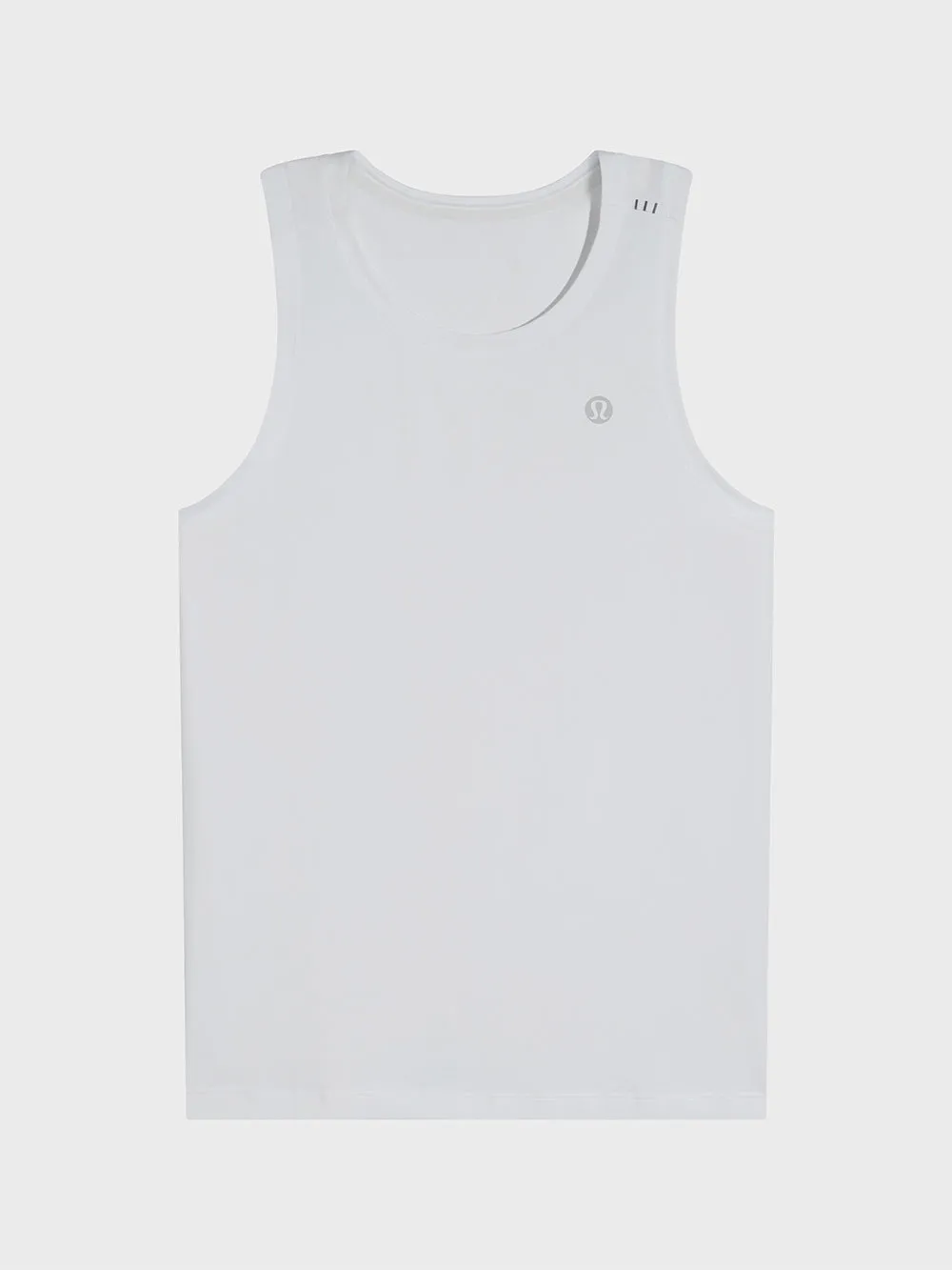 LULULEMON WHITE ZEROED IN TRAIN TANK