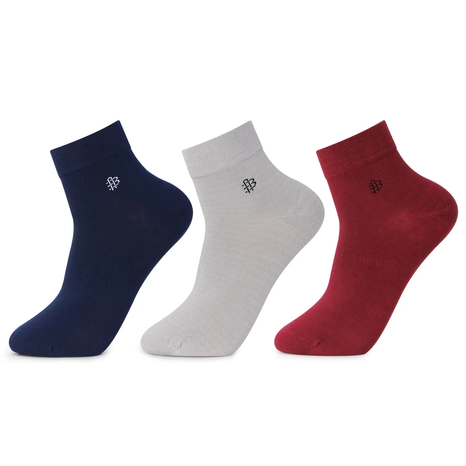 Men's Everyday Bamboo Ankle Socks | Assorted - Pack of 3