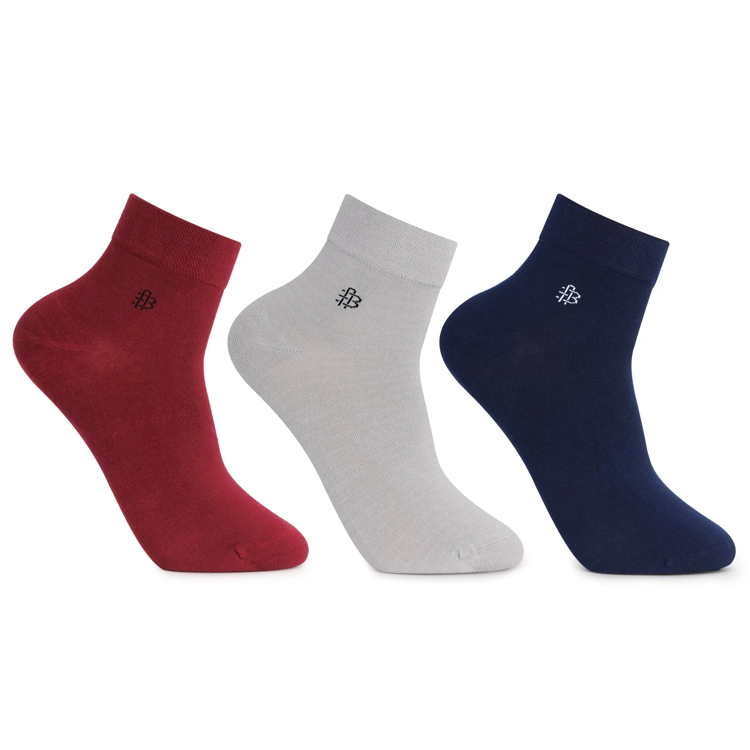 Men's Everyday Bamboo Ankle Socks | Assorted - Pack of 3