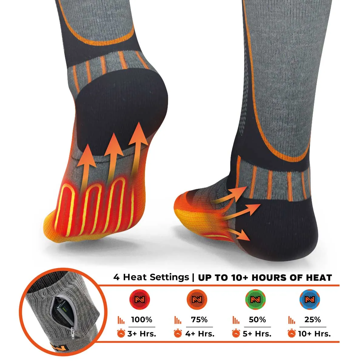 Men's Premium 2.0 Merino Heated Socks