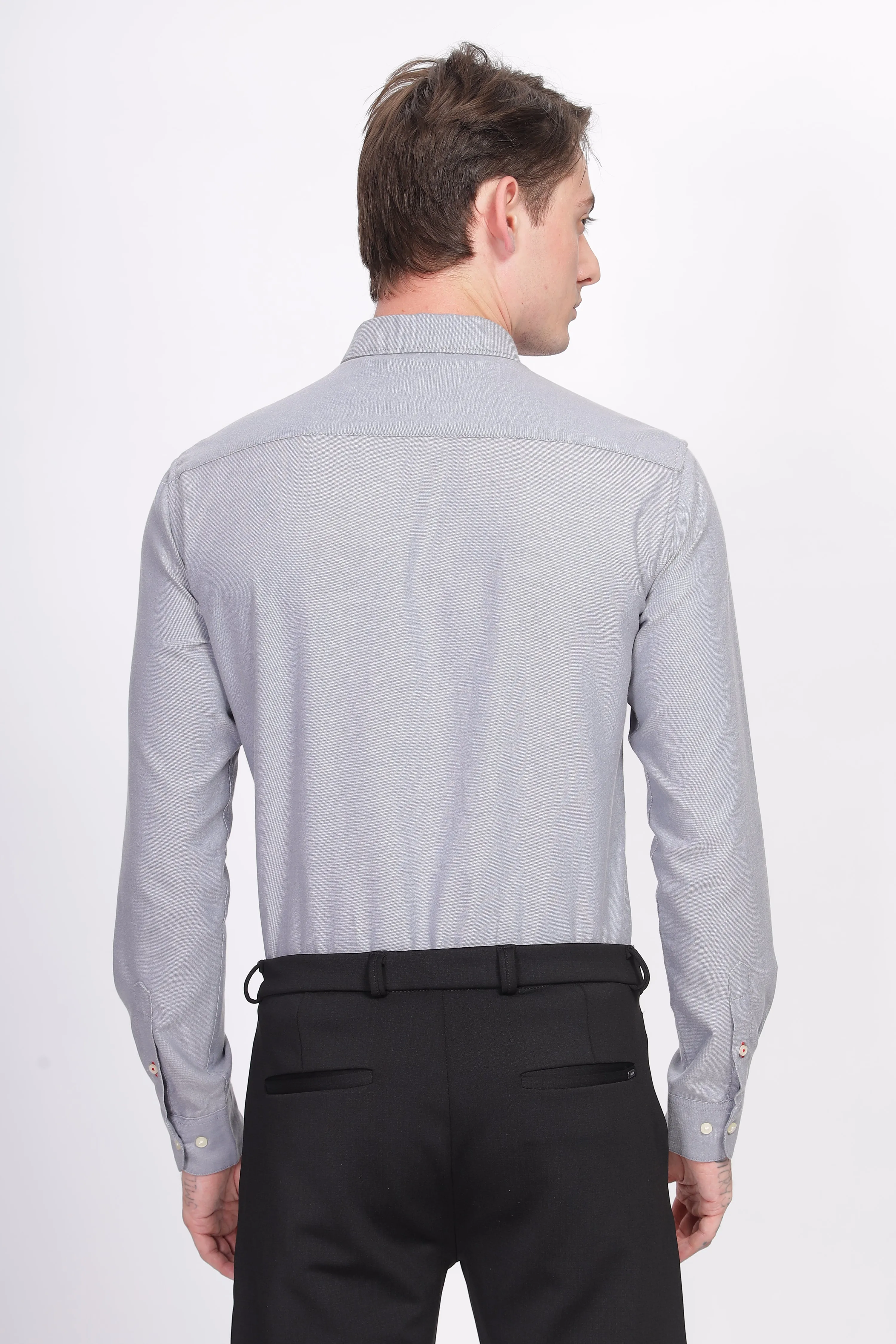 Oxford Formal Grey Shirt