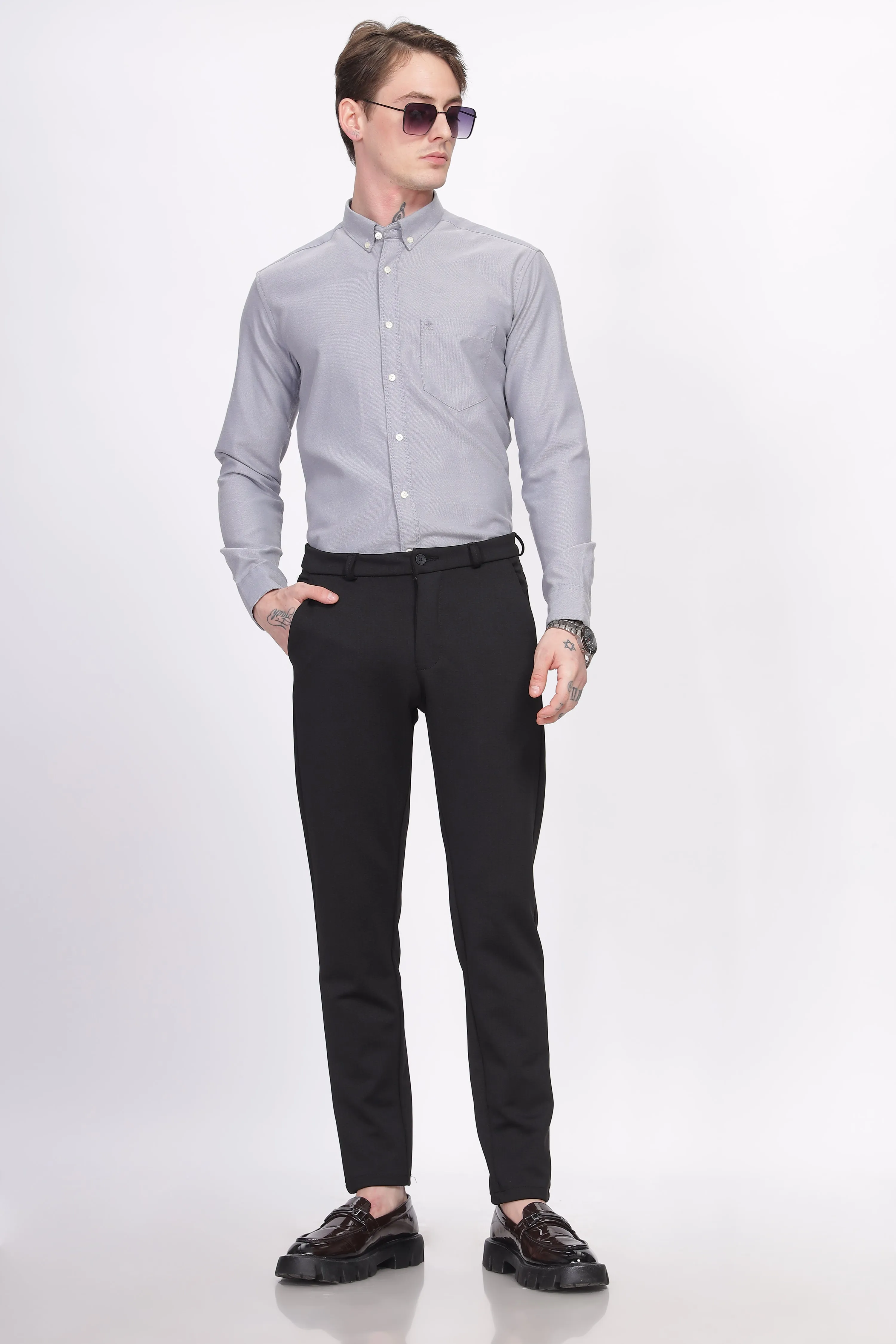 Oxford Formal Grey Shirt