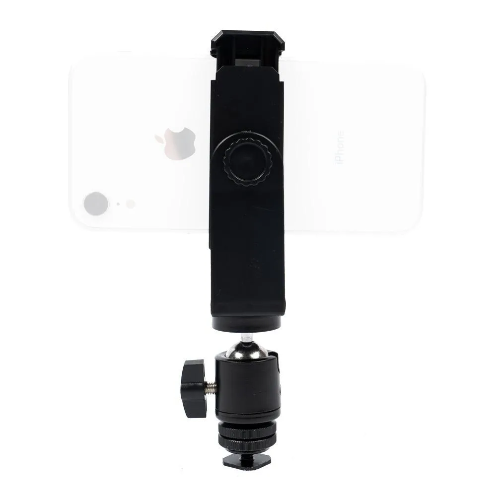 Phone Vlogging Kit with Universal Phone Bracket and Ball Head Mount