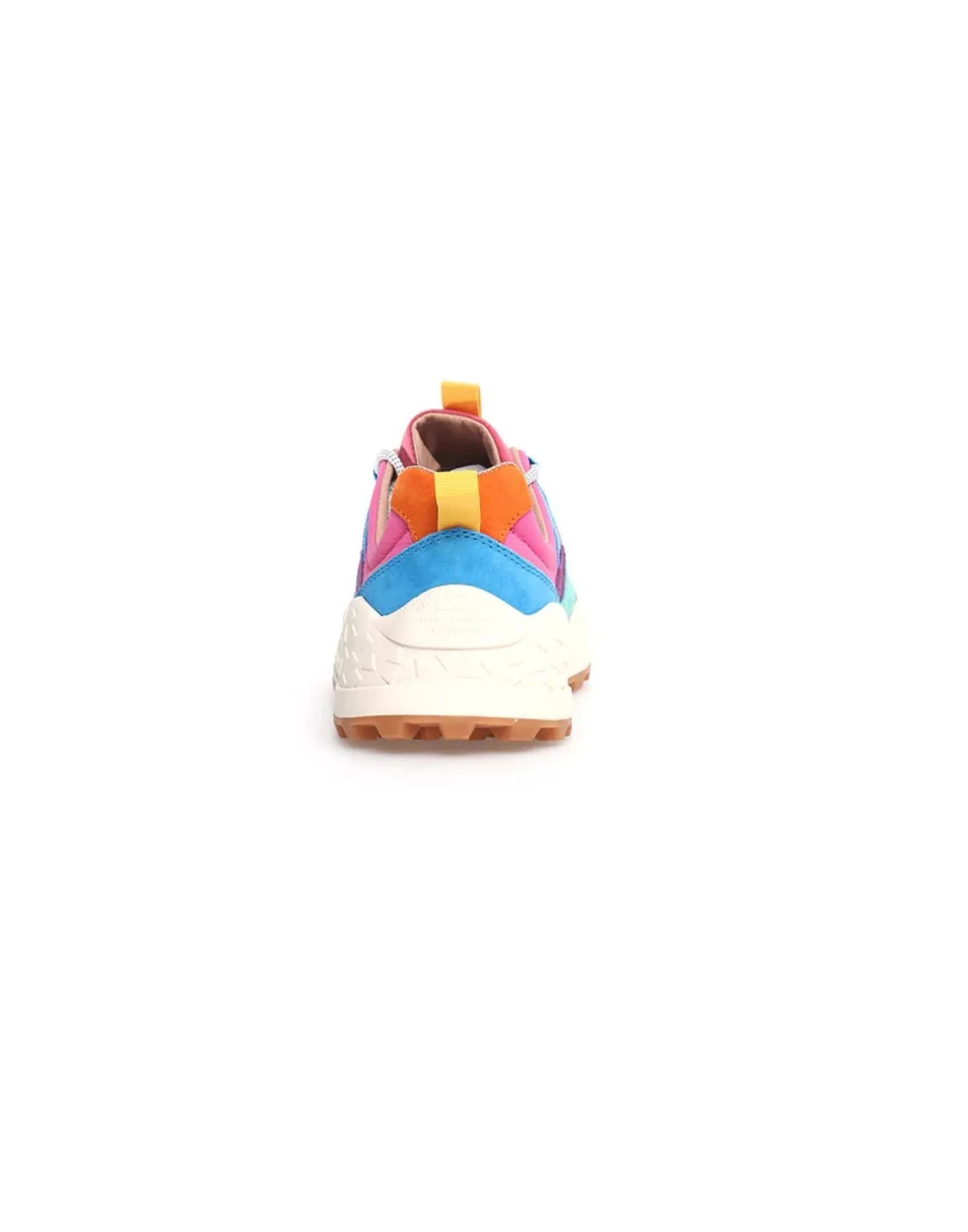 Shoes for woman WASHI ORANGE GREEN PINK Flower Mountain