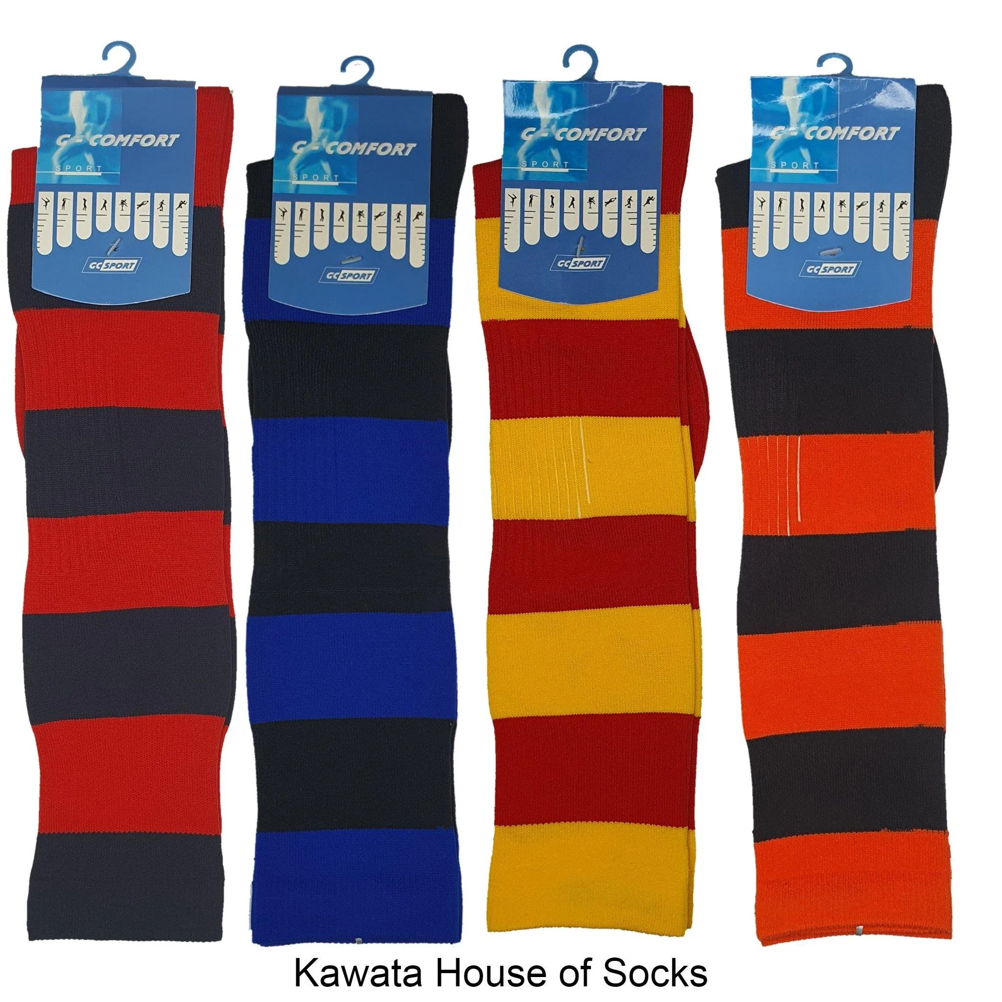 Stripe Soccer Socks/ Sport Long Socks /Ruby Socks / Softball Socks / Sport Socks