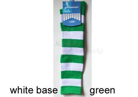 Stripe Soccer Socks/ Sport Long Socks /Ruby Socks / Softball Socks / Sport Socks