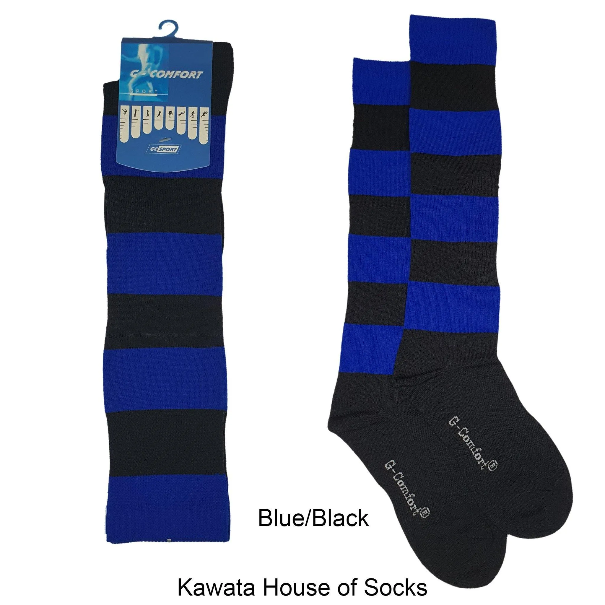 Stripe Soccer Socks/ Sport Long Socks /Ruby Socks / Softball Socks / Sport Socks