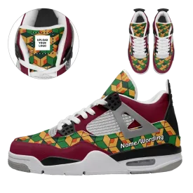 Tailored for the Young Anime Enthusiast, Embrace Personalization with Name and Image Customization Unleash Your Anime Passion with Custom AJ4 Anime Shoes,AJ4-23020174