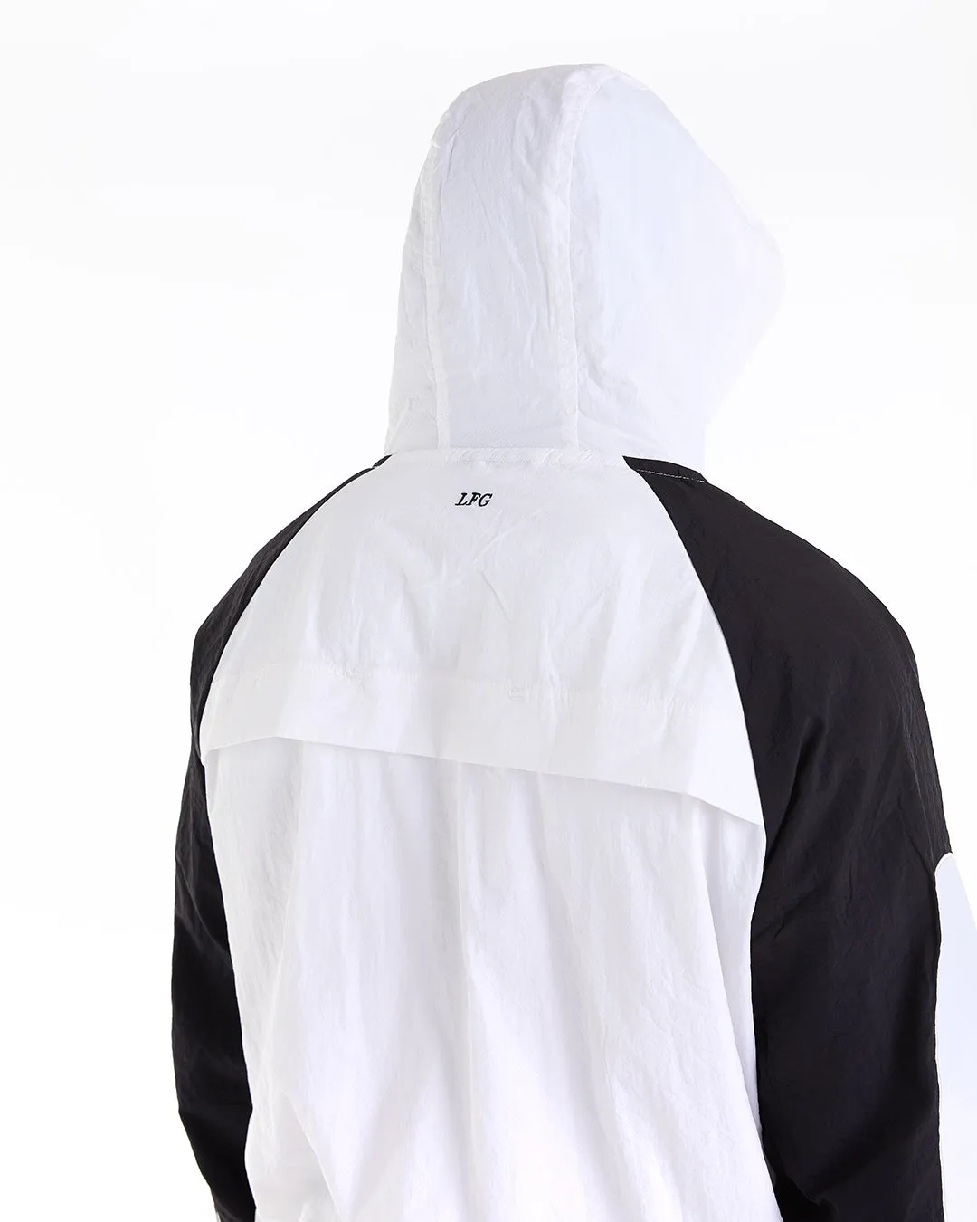 Tunero Track Hoodie - White/Black