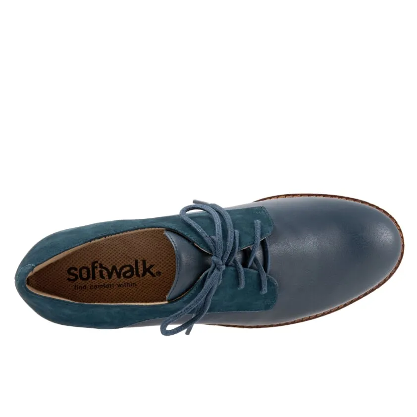 Willis 465 Dark Navy Nubuck Oxford Lace Up Shoes