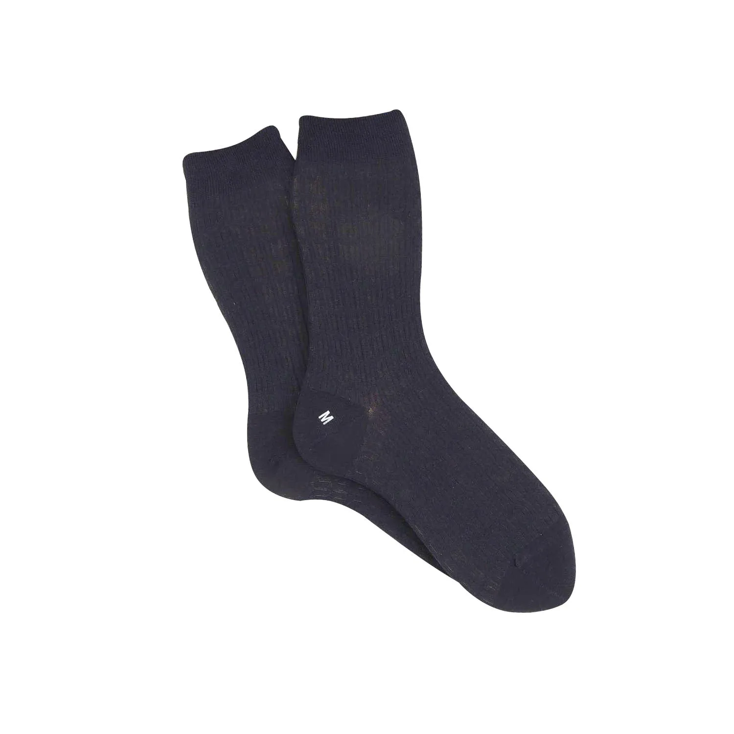 Women's Cabled Mercerised Cotton Socks